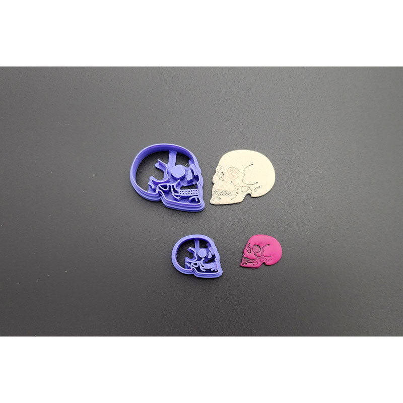 Halloween Detailed Skull Cutters -2 sizes - Colour & Create NZ