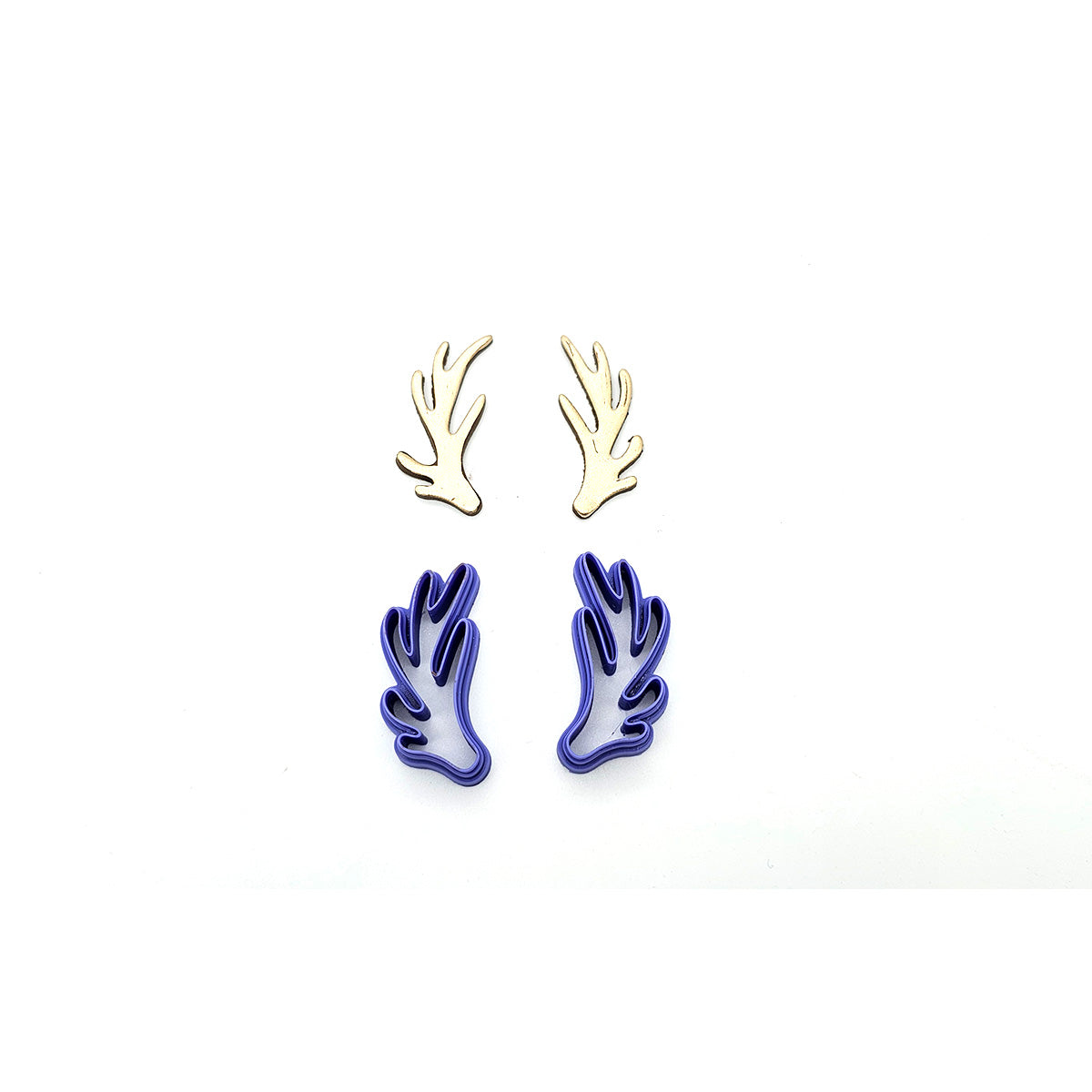 Reindeer Antler Dangle Clay Cutter Sets - 2 options - Colour & Create NZ