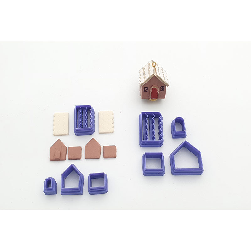 3D Christmas Gingerbread House - 2 sizes - Colour & Create NZ