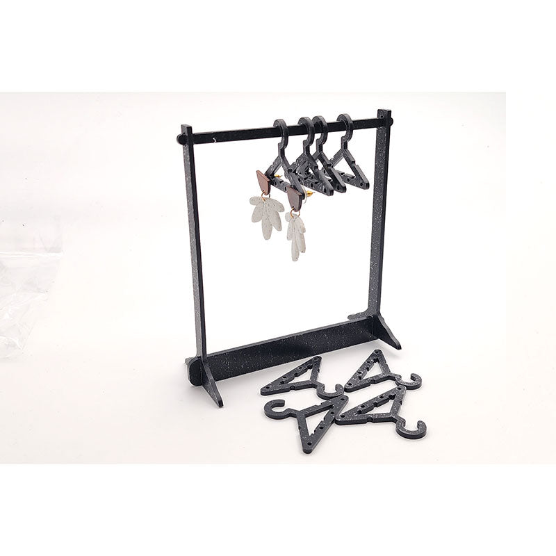 Acrylic Earring Display with 8 Hangers- 3 colours - Colour & Create NZ