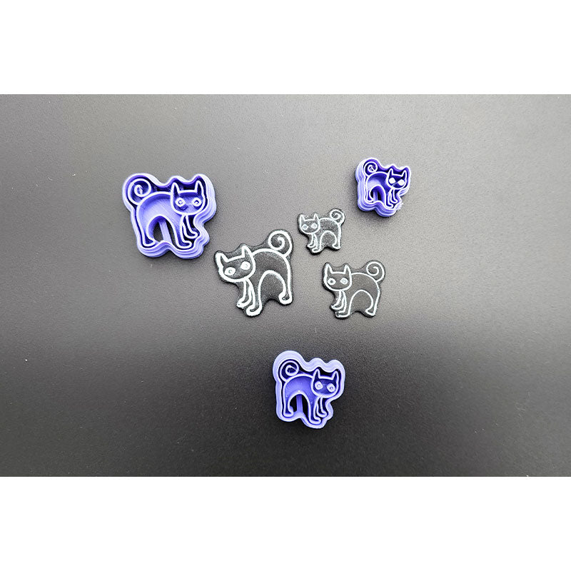 Halloween Cat Cutters -3 sizes - Colour & Create NZ