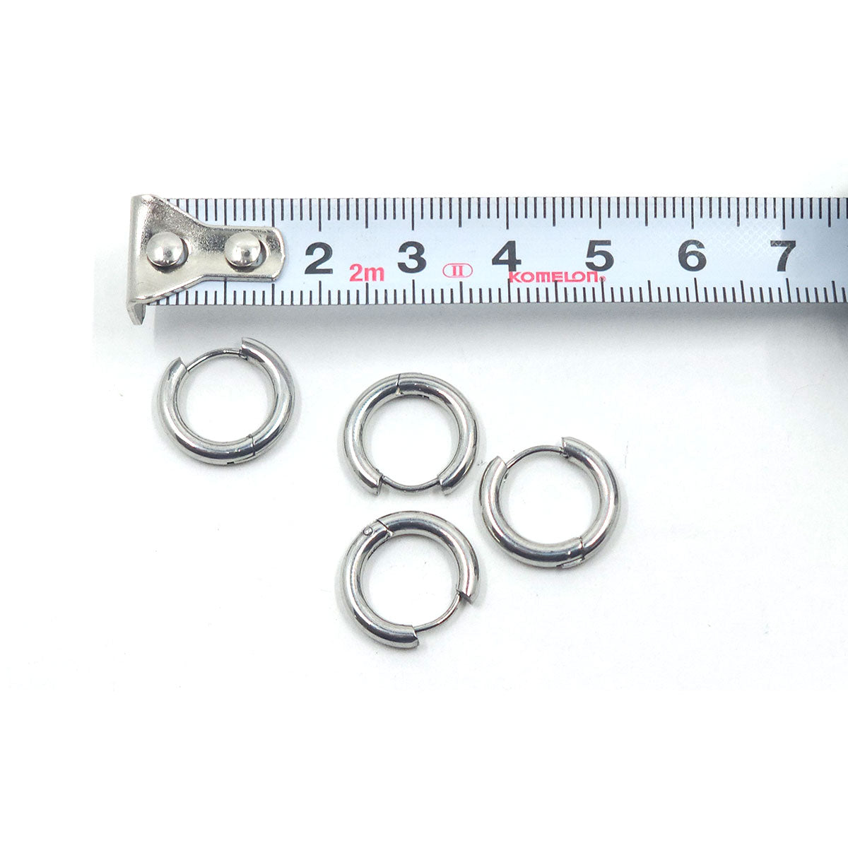 *NEW SIZES* Stainless Steel Hoops- 2 pair, 3 Colours - Colour & Create NZ