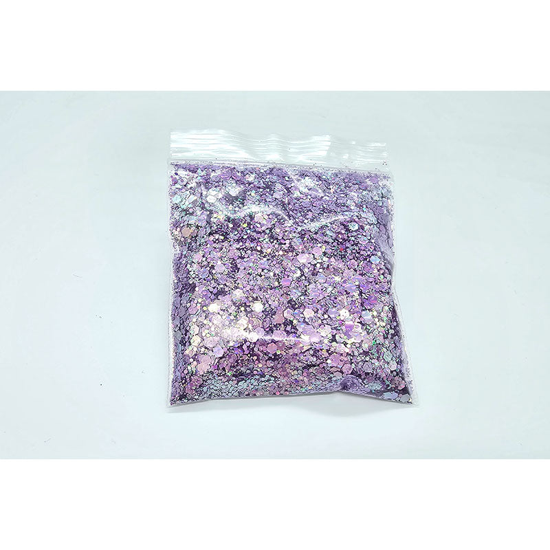 Chunky Mix Glitter - Violet Vibes - Colour & Create NZ