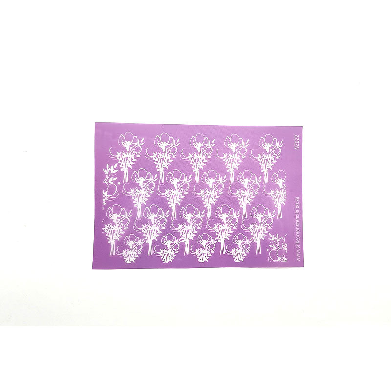 Silk Screen - Poppy Bouquets - Colour & Create NZ