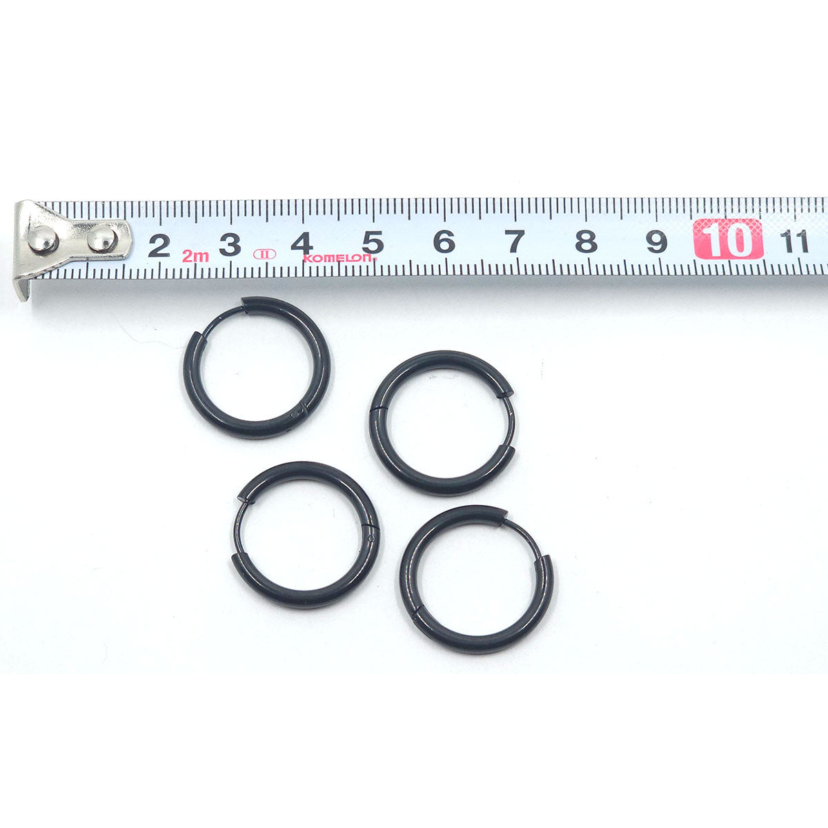 *NEW SIZES* Stainless Steel Hoops- 2 pair, 3 Colours - Colour & Create NZ