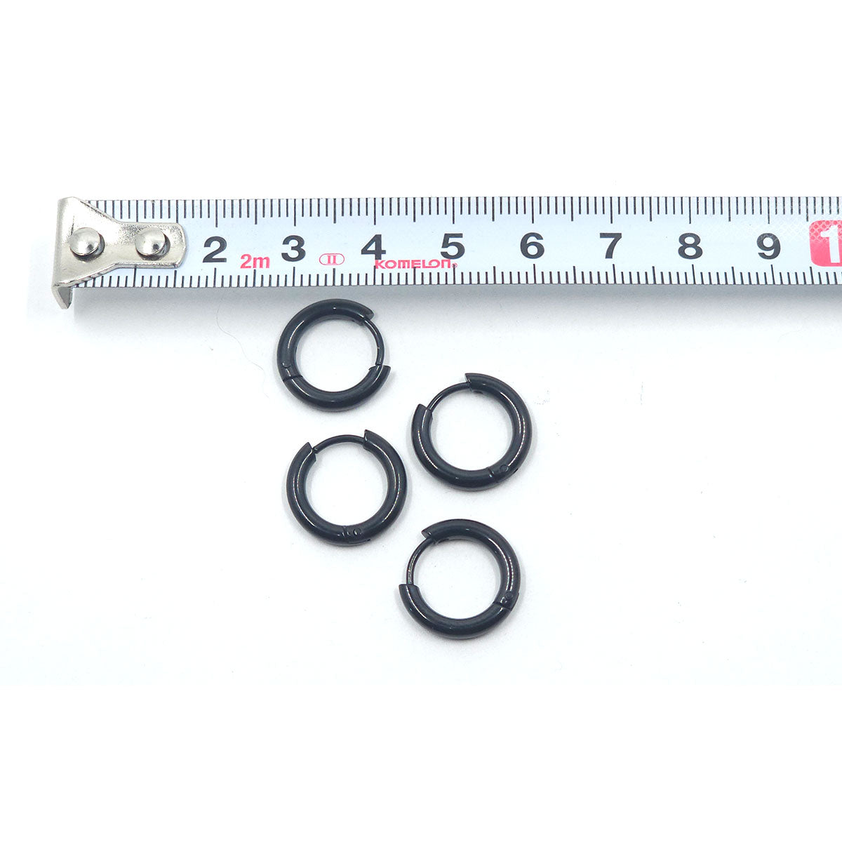 *NEW SIZES* Stainless Steel Hoops- 2 pair, 3 Colours - Colour & Create NZ
