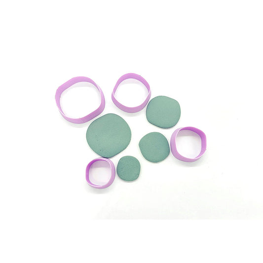 115. Organic Circle - 4 piece set - Colour & Create NZ