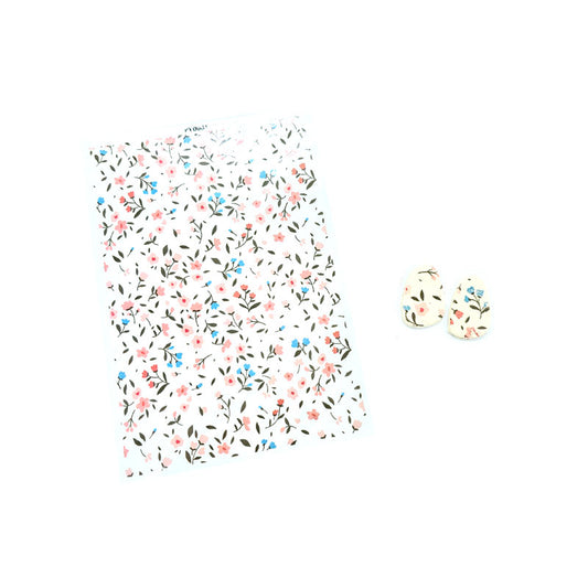 Polymer Clay Water Slide Transfer - 4 Patterns - Colour & Create NZ