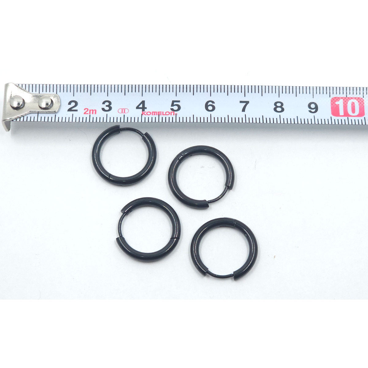 *NEW SIZES* Stainless Steel Hoops- 2 pair, 3 Colours - Colour & Create NZ