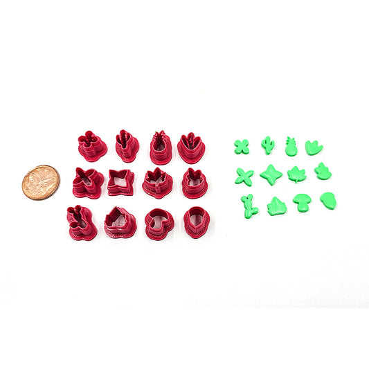 Micro Detail/Stud Cutters - 12 pieces per set - 3 set options