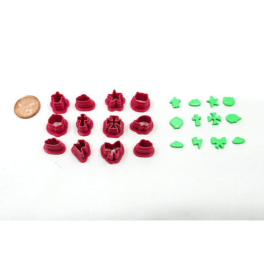 Micro Detail/Stud Cutters - 12 pieces per set - 3 set options