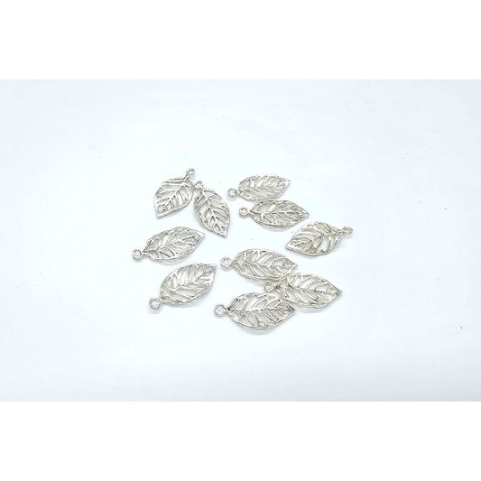 Large Leaf Charm - 10 pcs - 2 Colours - Colour & Create NZ