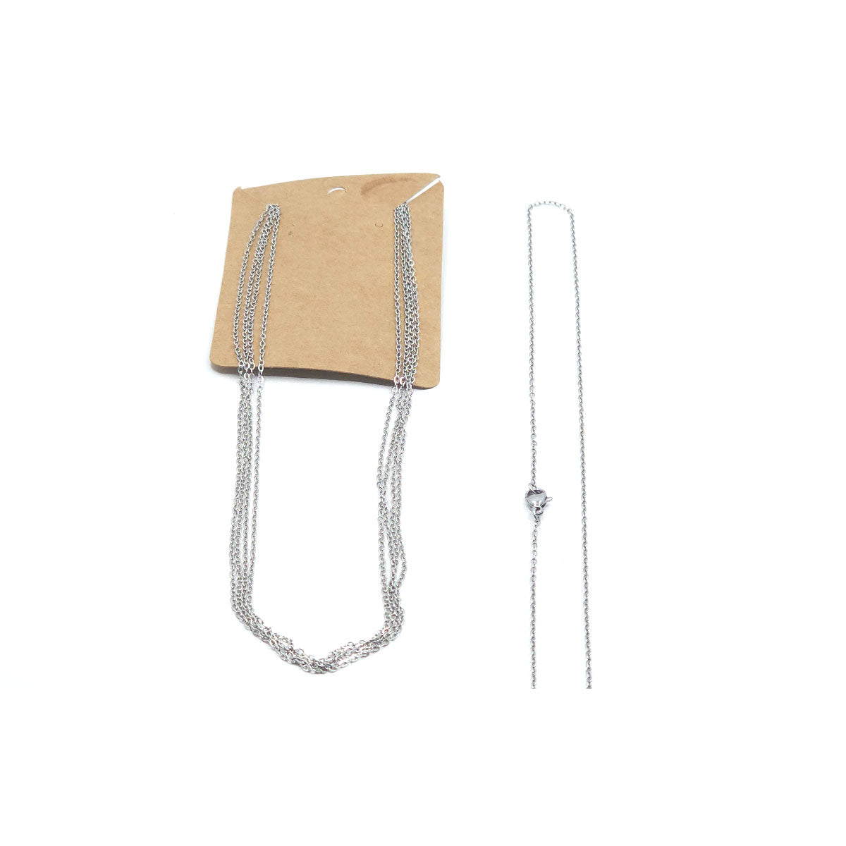 Stainless Steel Chain Necklaces - Silver & Gold 5 pack - Colour & Create NZ