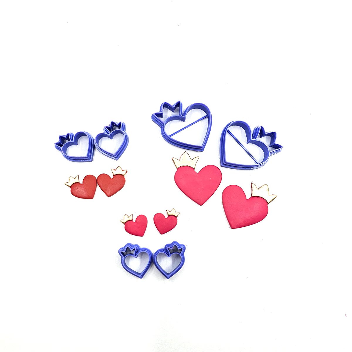 Lucky in Love - King & Queen of Hearts - Mirror set - Colour & Create NZ