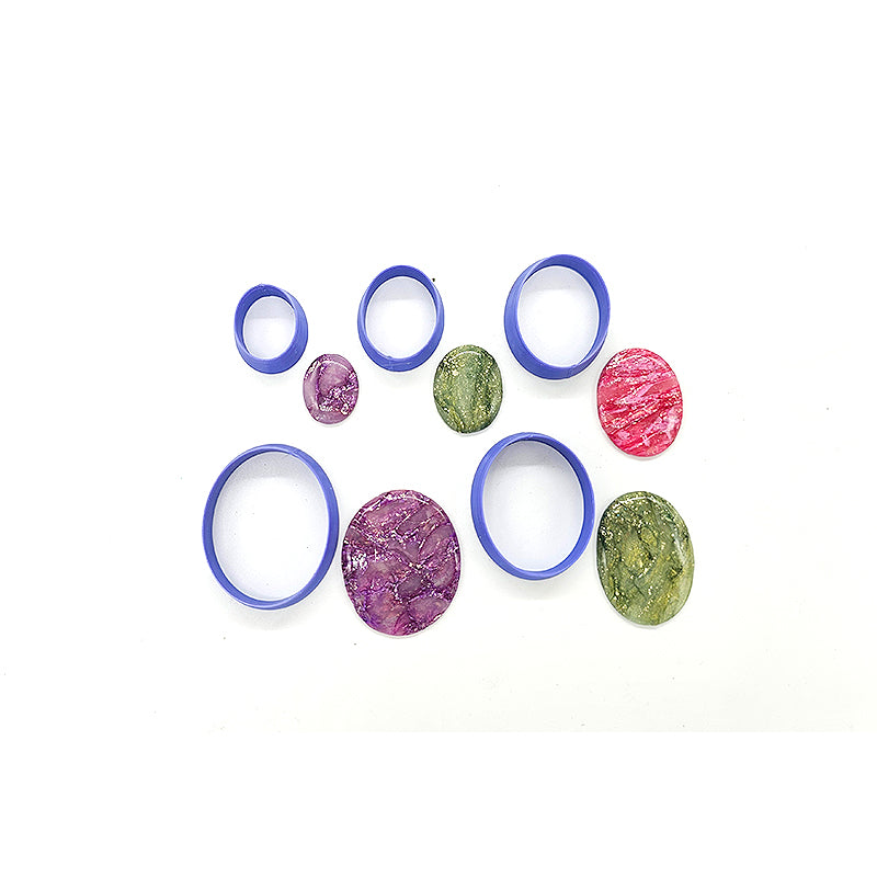 93. Wide Oval Cutter - 5 sizes - Colour & Create NZ