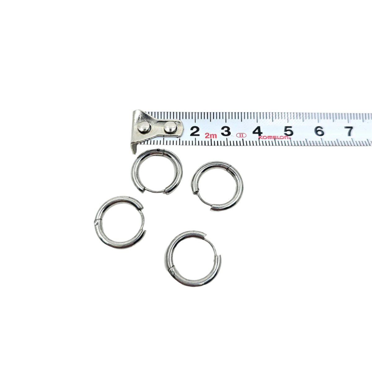 *NEW SIZES* Stainless Steel Hoops- 2 pair, 3 Colours - Colour & Create NZ