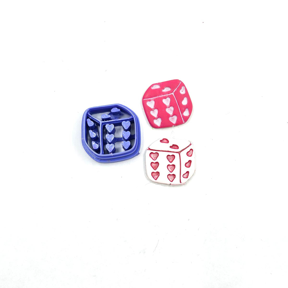Lucky in Love - Heart Dice - Colour & Create NZ