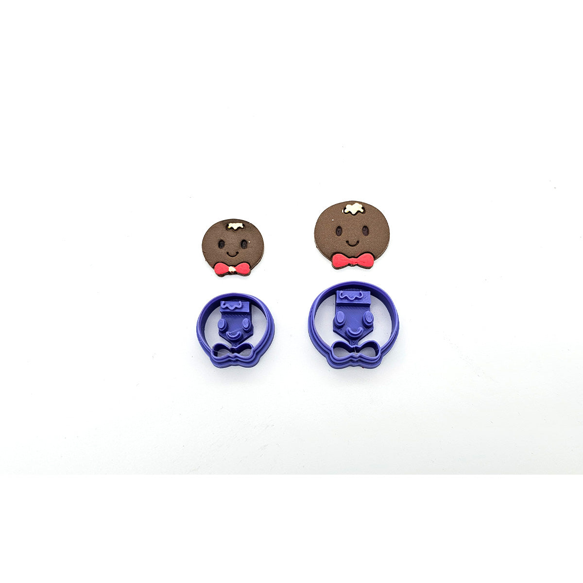 Gingy Head Clay Cutter  - 3 sizes - Colour & Create NZ