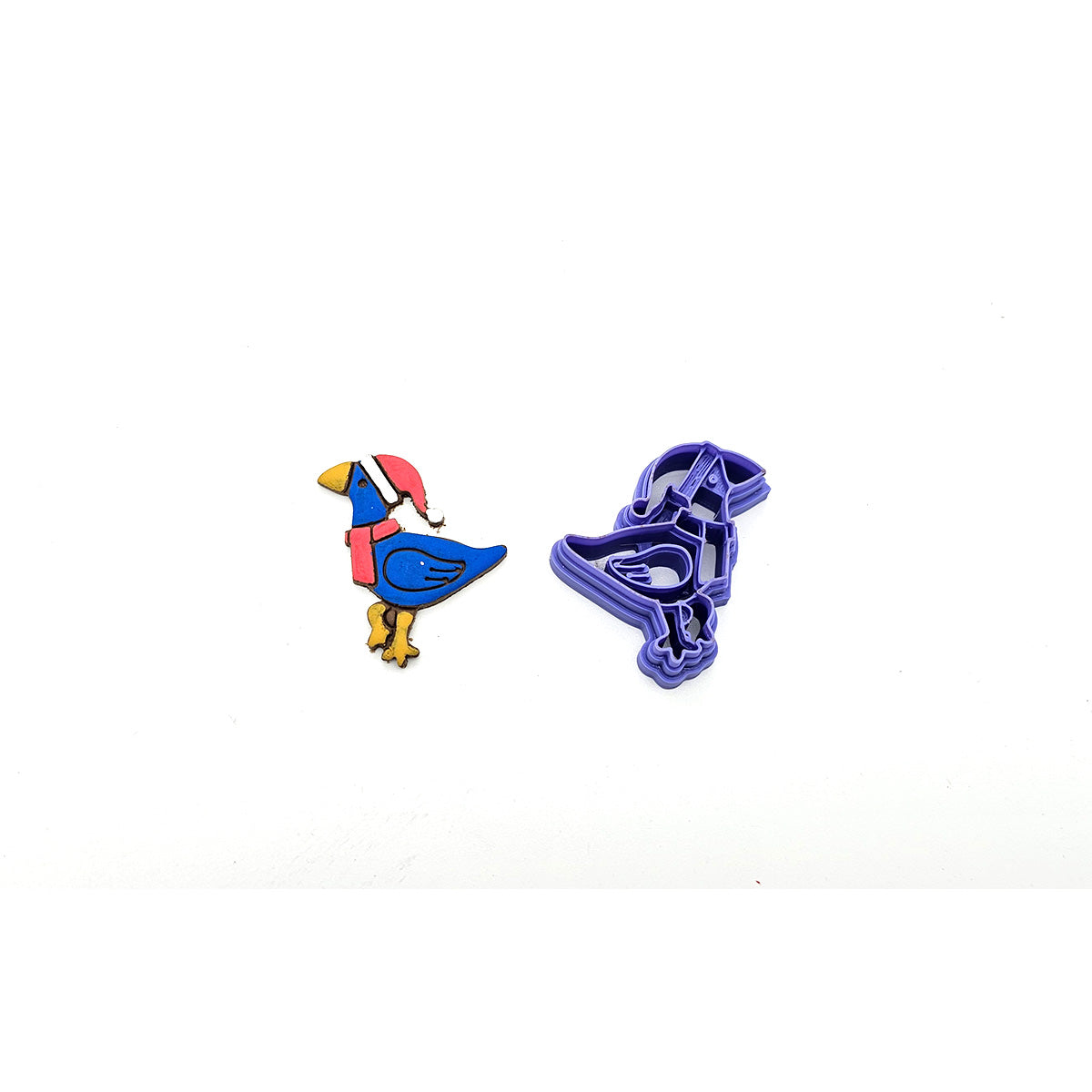 Christmas Kiwi & Pukeko Clay Cutters - Colour & Create NZ