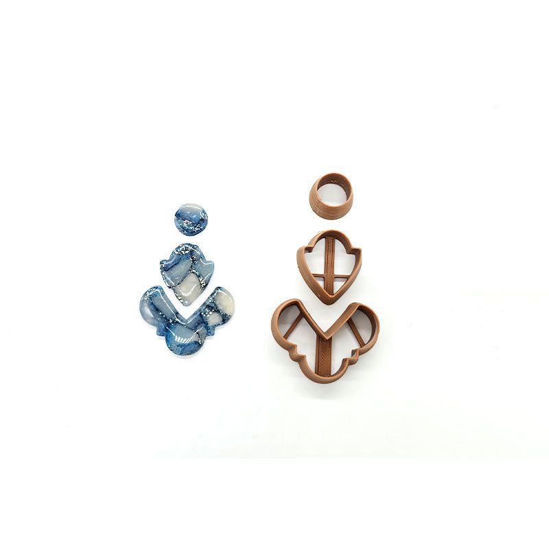 70. Moroccan Dangle 3pc Clay Cutter set - Colour & Create NZ