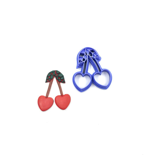 Heart Cherries Dangle Cutter - Colour & Create NZ