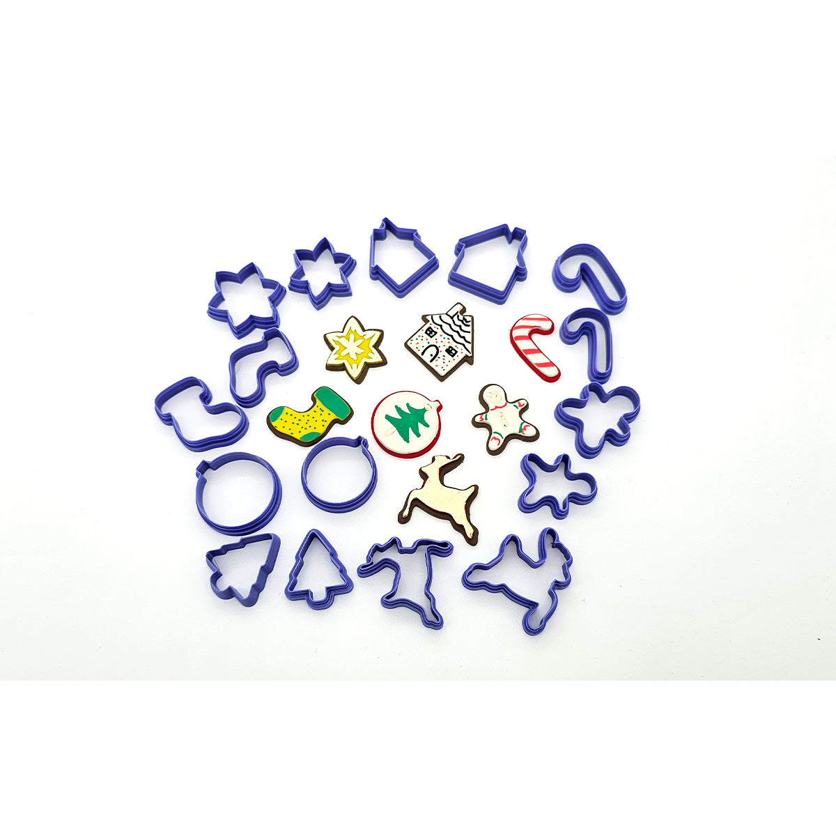 Christmas Cookie Clay Cutters - Colour & Create NZ