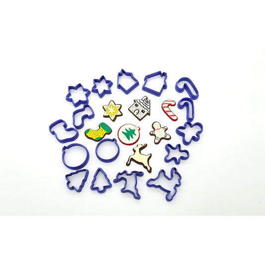 Christmas Cookie Clay Cutters - Colour & Create NZ