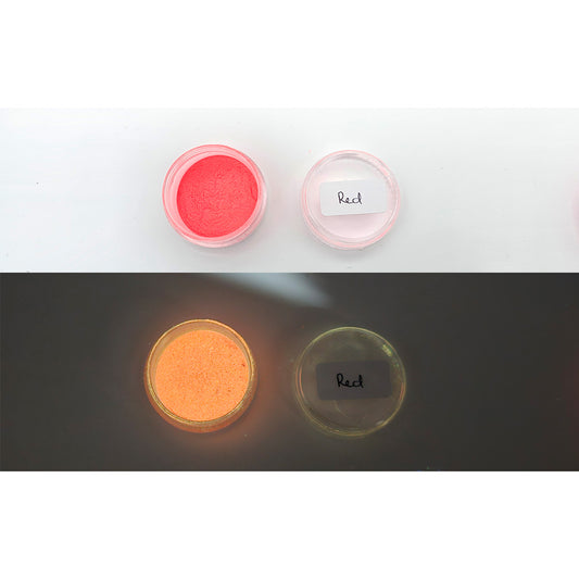 GLOW IN THE DARK Mica Powder - Red - Colour & Create NZ
