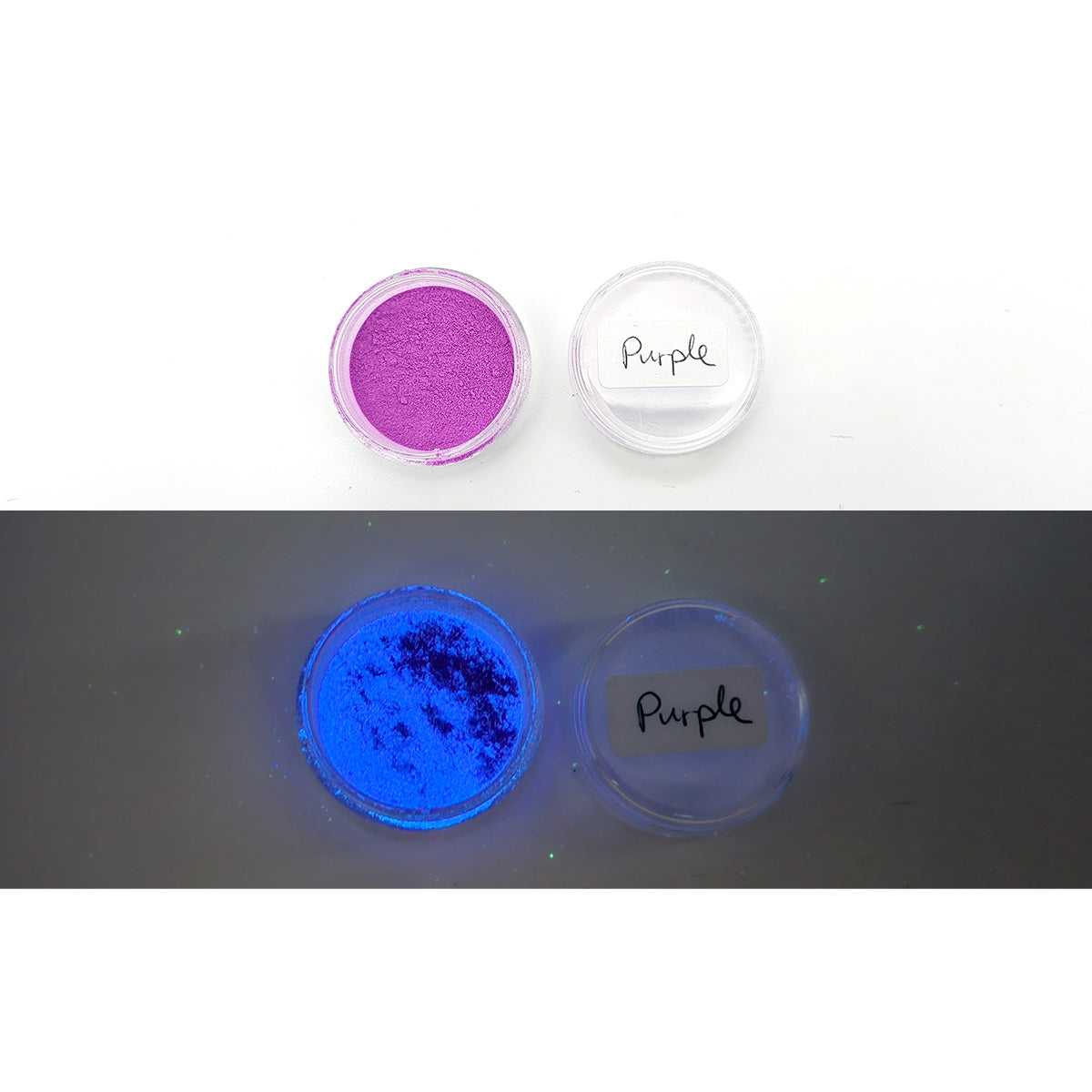 GLOW IN THE DARK Mica Powder - Purple - Colour & Create NZ