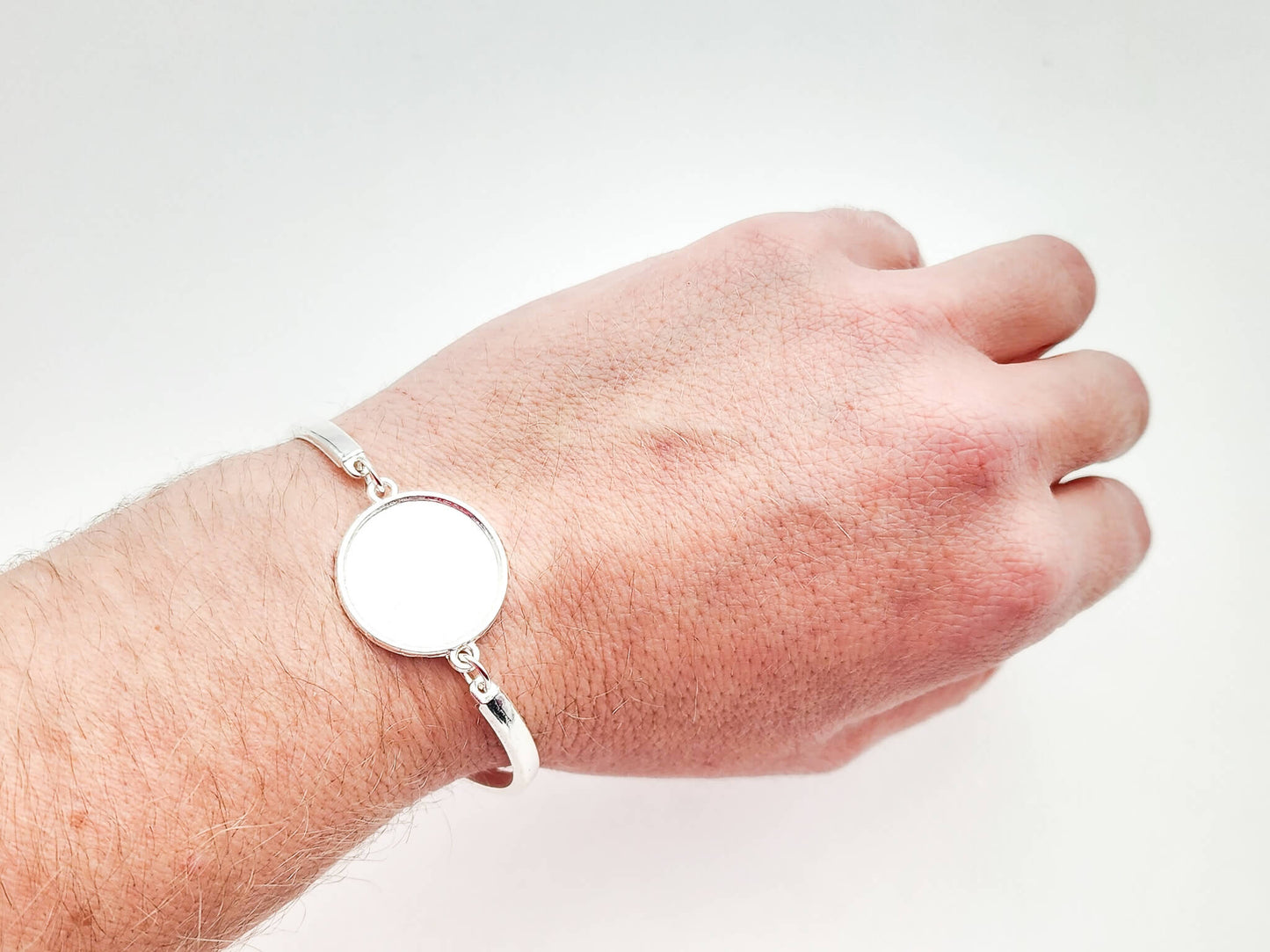 Silver Cabochon Bracelet - 3 pack - Colour & Create NZ