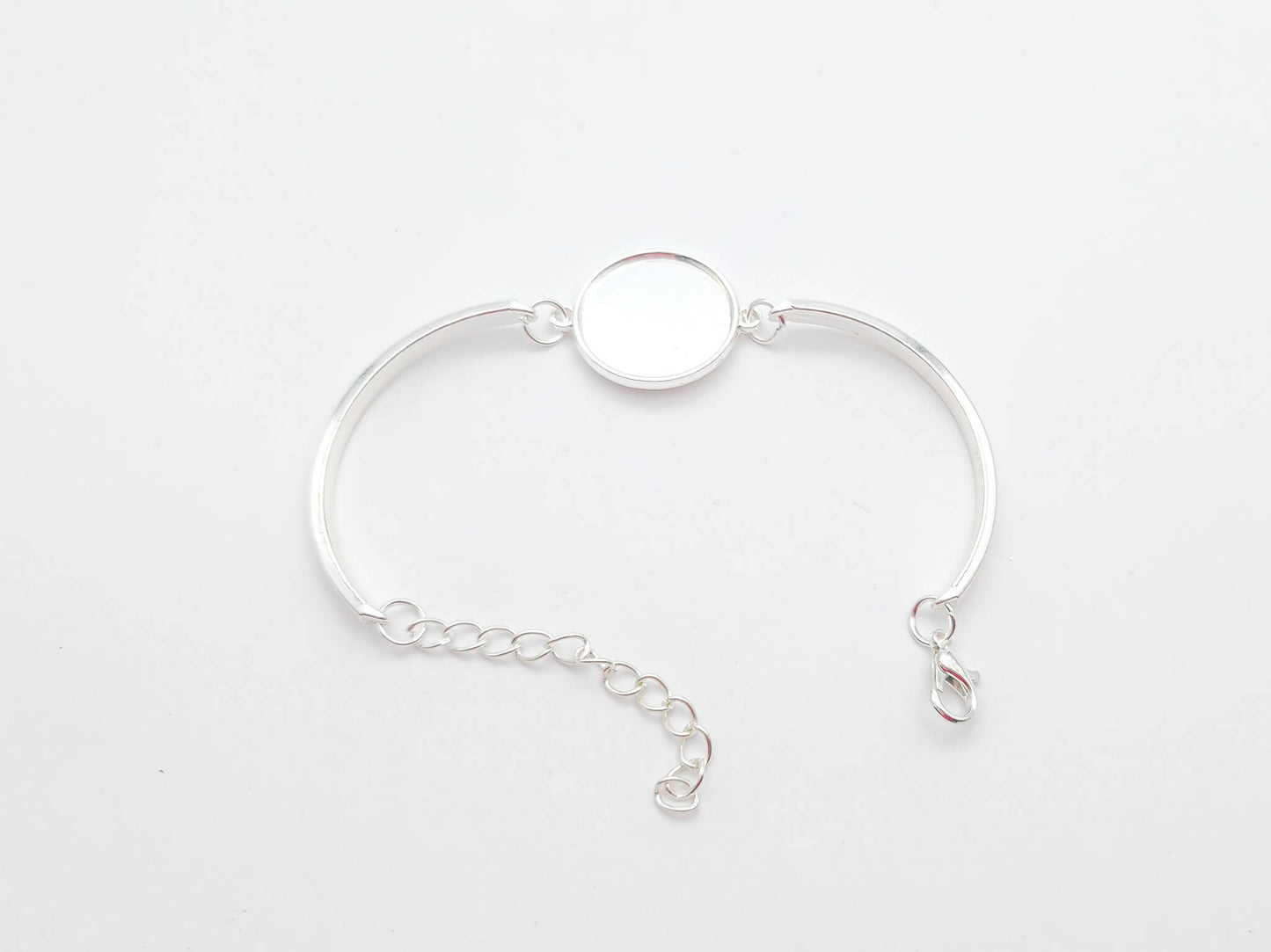 Silver Cabochon Bracelet - 3 pack - Colour & Create NZ