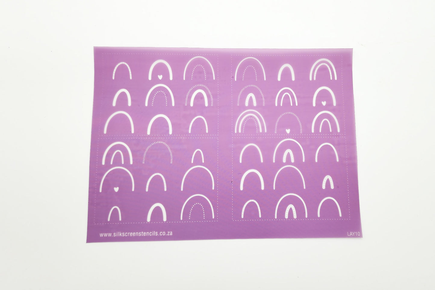 Mini Layered Rainbow Silk Screen - 4 Piece - Colour & Create NZ