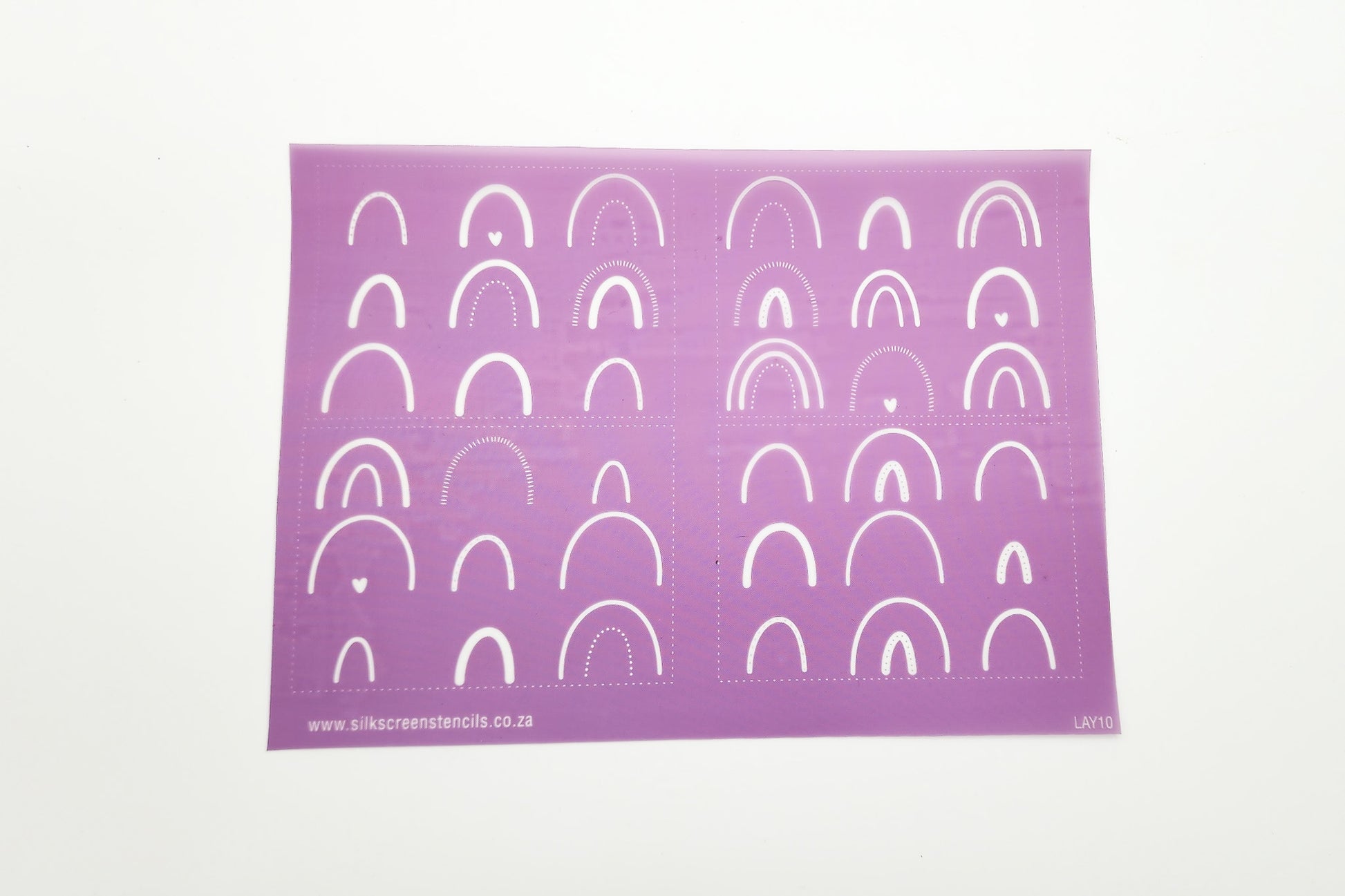 Mini Layered Rainbow Silk Screen - 4 Piece - Colour & Create NZ