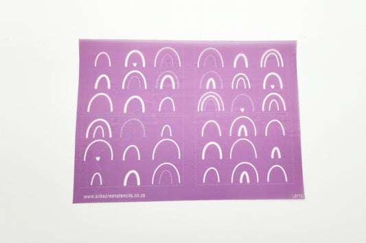 Mini Layered Rainbow Silk Screen - 4 Piece - Colour & Create NZ