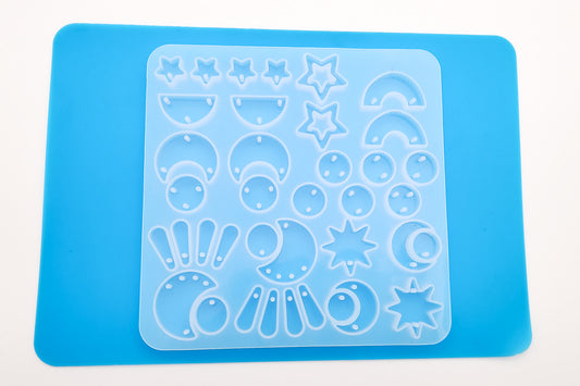 Resin Earring Silicone Mould 4 - Colour & Create NZ