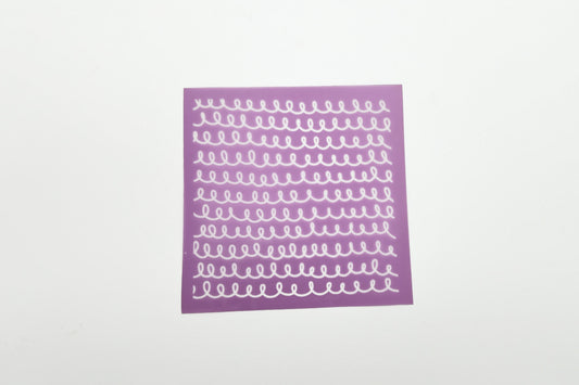 Mini Silkscreen Loopy Doodle Lines - Colour & Create NZ