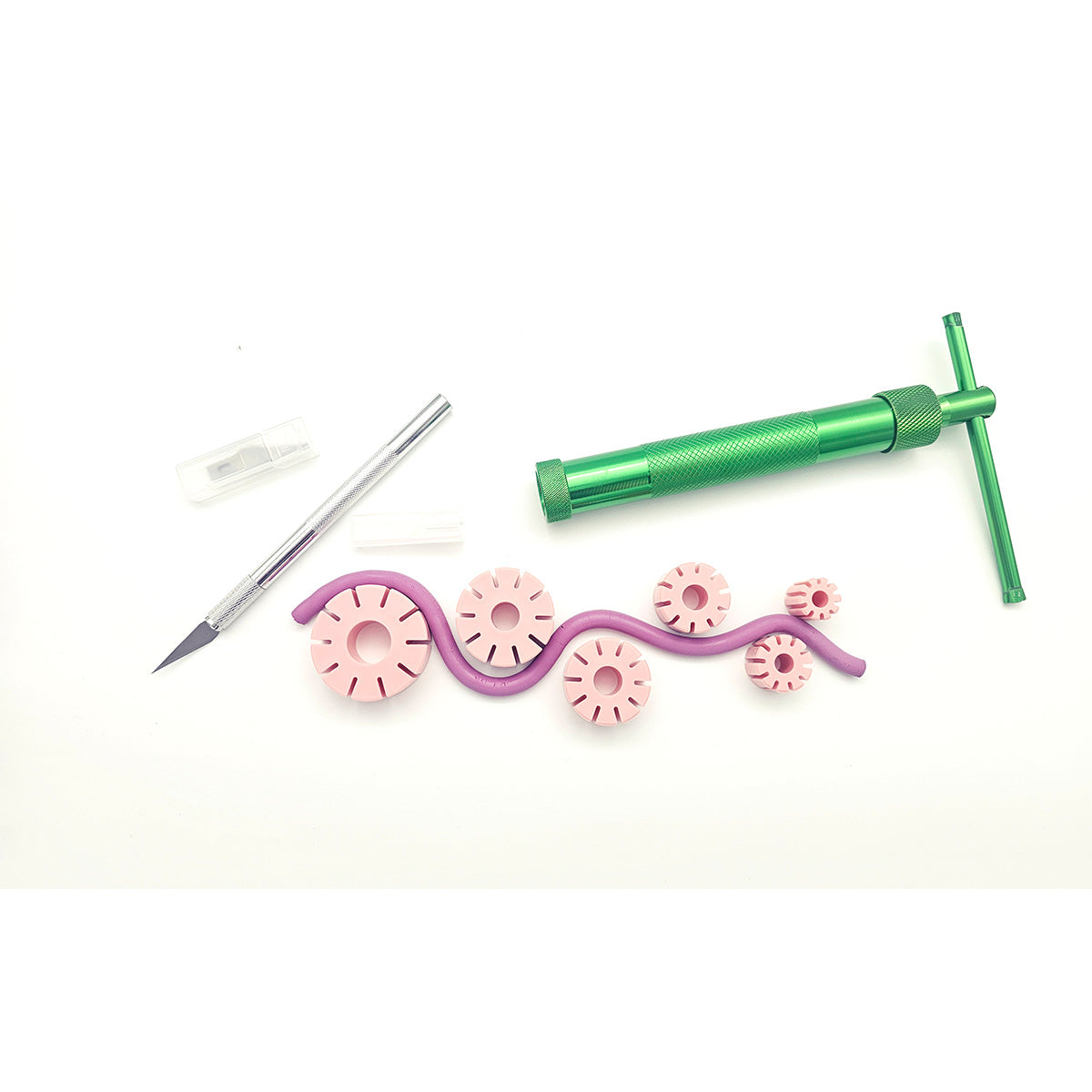 Clay Hoop Cutting Guide Tools - 6 size set - Colour & Create NZ