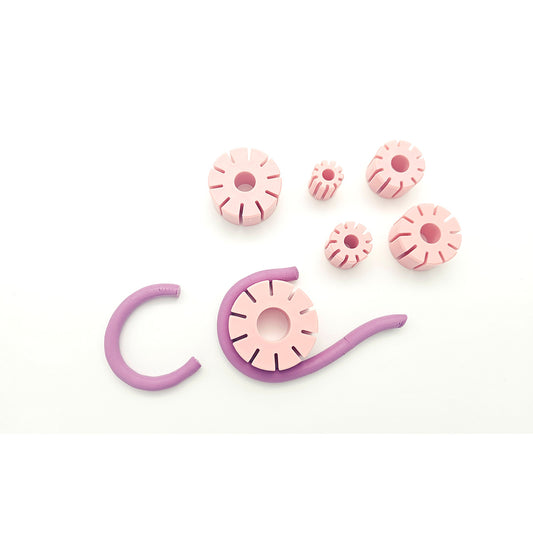 Clay Hoop Cutting Guide Tools - 6 size set - Colour & Create NZ