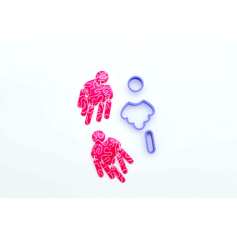 58. Fan w/ 5 Dangle Cutter Set - 3 pc - Colour & Create NZ