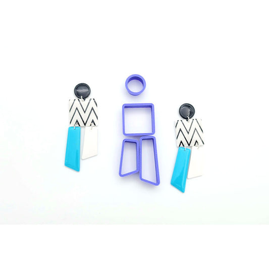 56. Retro Dangle Cutter Set - 4 pc - Colour & Create NZ