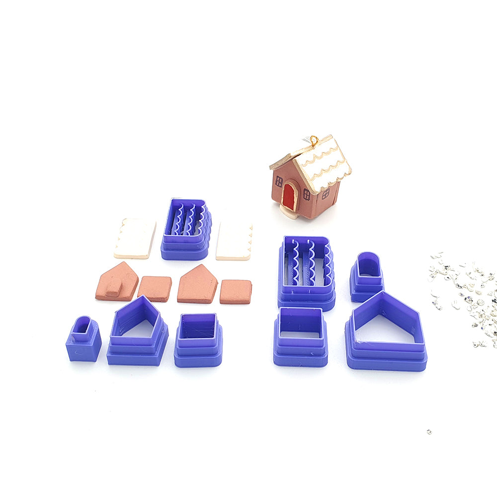 3D Christmas Gingerbread House - 2 sizes - Colour & Create NZ