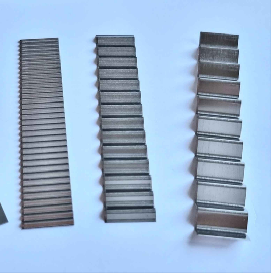 Wavy Tissue Blade 3pc set Stainless Steel