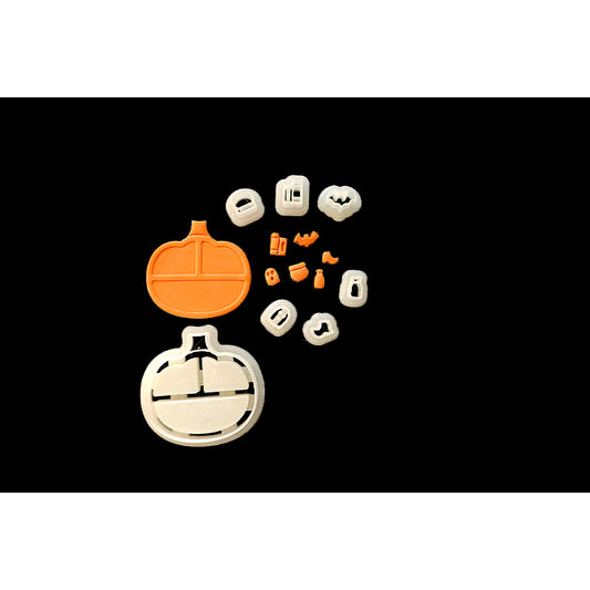 Halloween 25 - Pumpkin Bookshelf- 7pc set