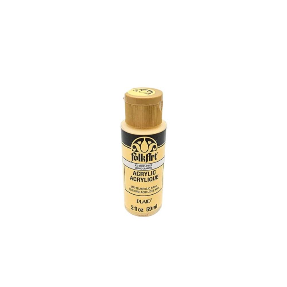Folk Art Acrylic Matte Paint - Sunflower - Colour & Create NZ