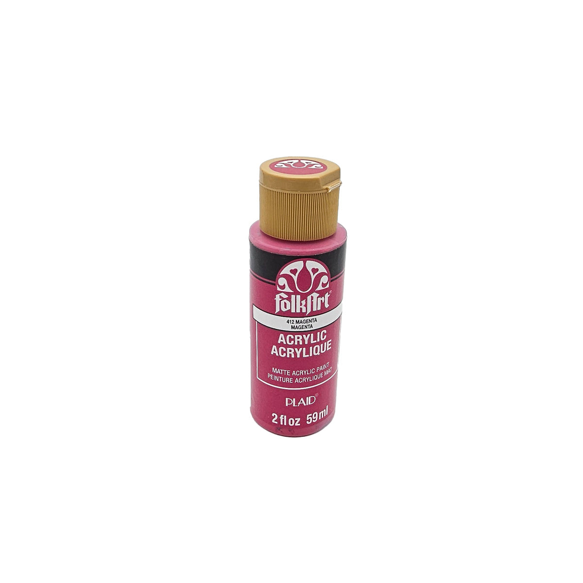Folk Art Acrylic Matte Paint - Magenta - Colour & Create NZ