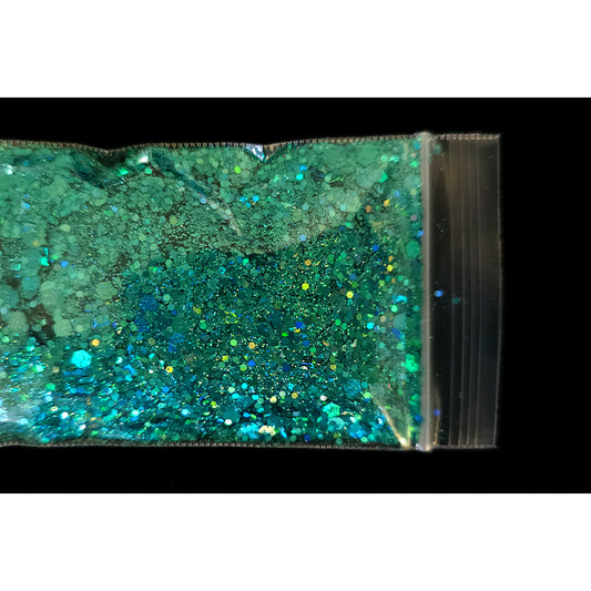 Chunky Mix Glitter - Single Shade - Blues/Greens