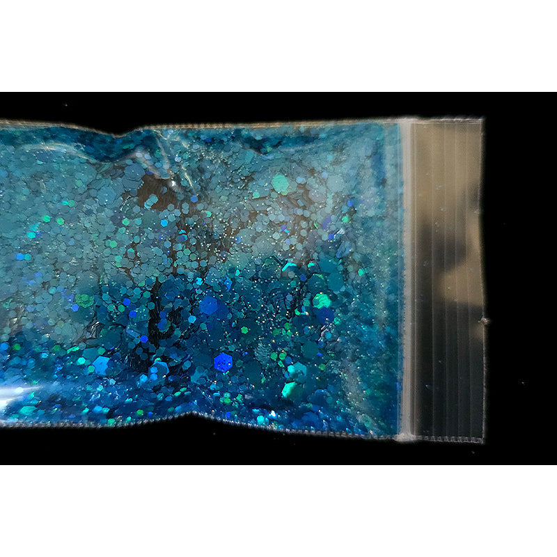 Chunky Mix Glitter - Single Shade - Blues/Greens