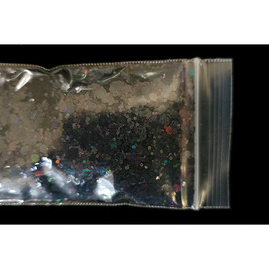 Chunky Mix Glitter - Single Shade - Black/White/Golds