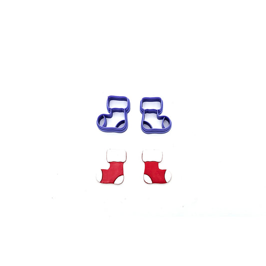 Christmas Socks Clay Cutter Set - Colour & Create NZ