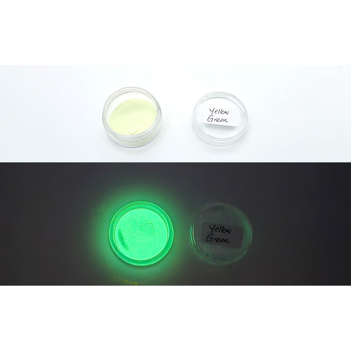 GLOW IN THE DARK Mica Powder - Yellow Green - Colour & Create NZ
